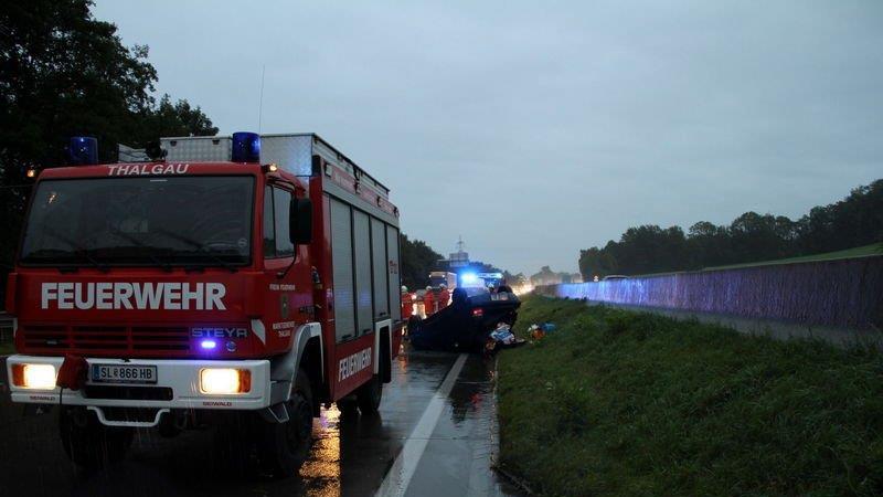 Pkw-Überschlag auf A1