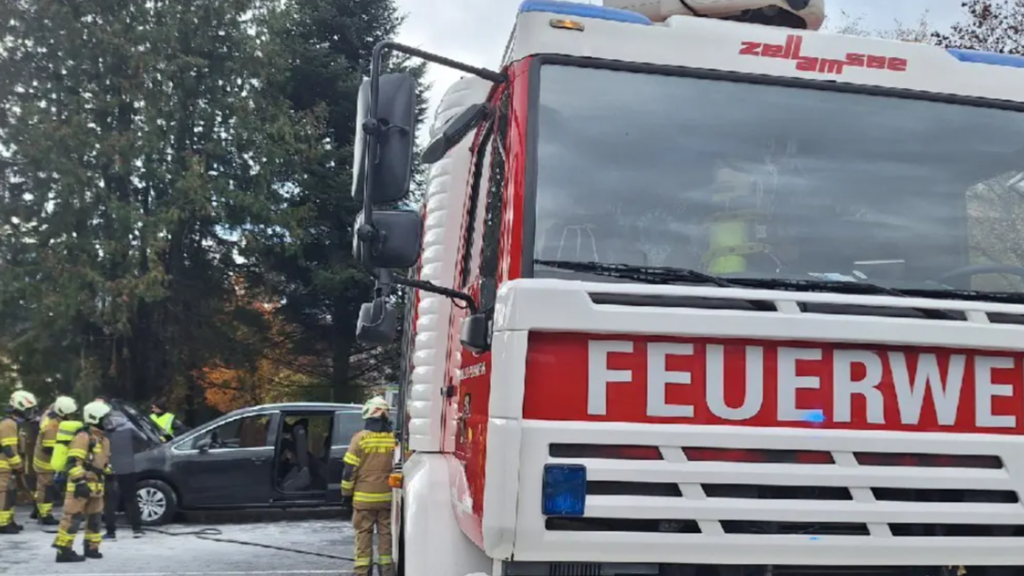 Fahrzeugbrand in Zell am See