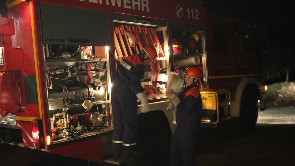 Steiner Jugendfeuerwehr probt
