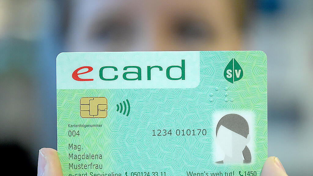 Neue E-Cards werden seit 1. Jänner nur noch mit Foto ausgestellt