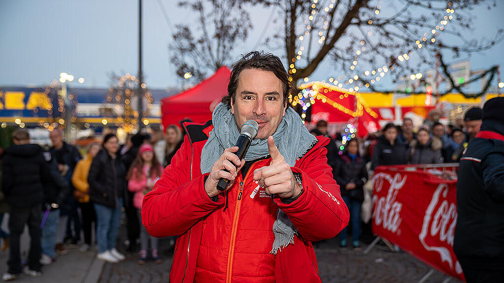 Coca-Cola Weihnachtstruck beim EUROPARK
