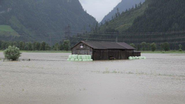 Hochwasser in Bruck und Mittersill
