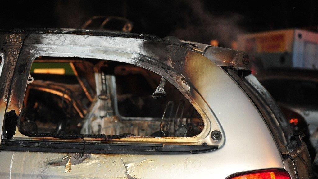 KFZ-Brand in Haid