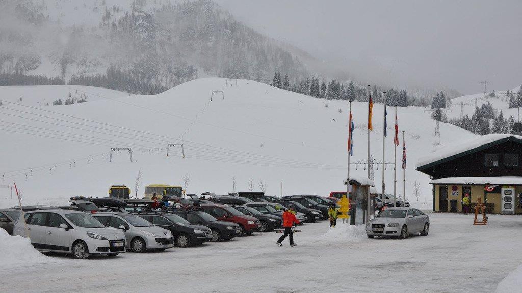 Skifahren auf der Postalm