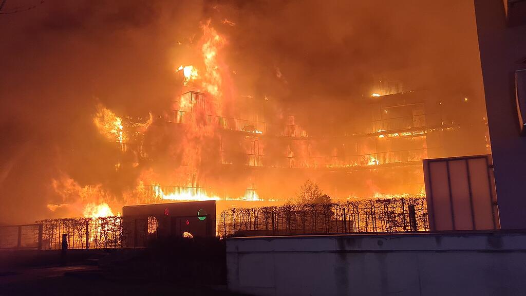 Brand, Flammen-Inferno Essen