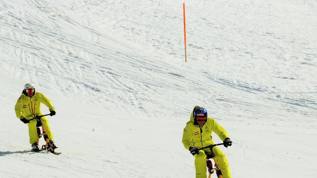 Snowbike-Rekordversuch in Obertauern
