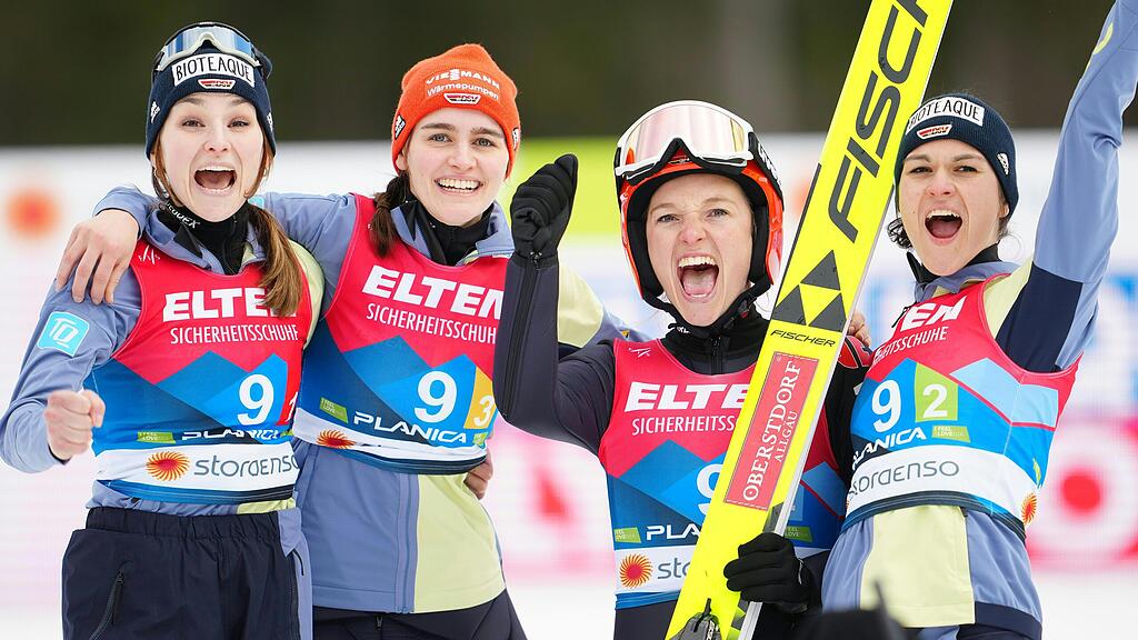 Skisprung-Teambewerb Damen