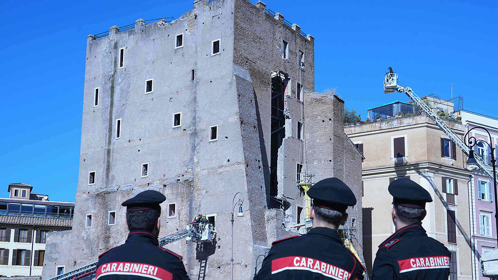 Arbeiter stirbt bei Einsturz von Mittelalter-Turm in Rom