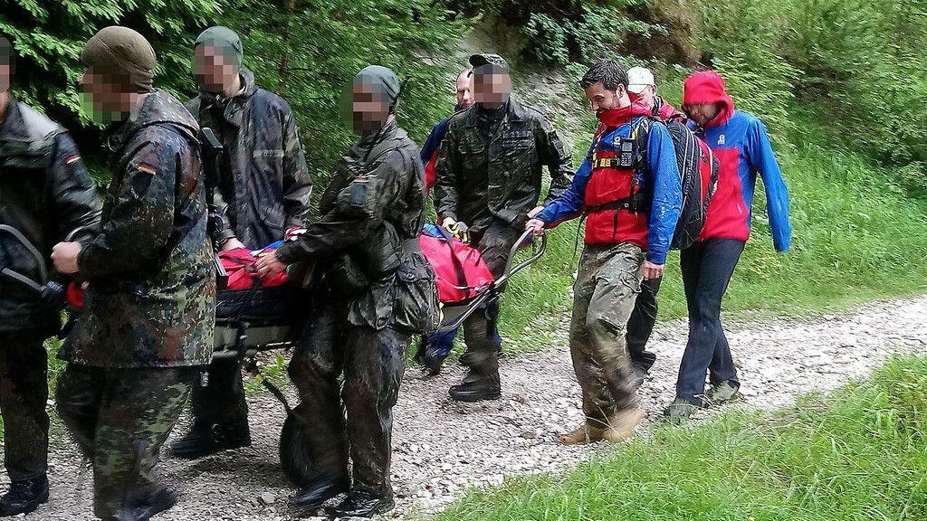 Soldat von Reiter Alm gerettet