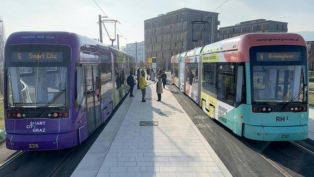 Straßenbahn-Unfall in Graz