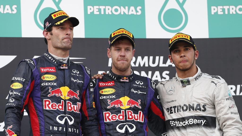 Formel 1: Siegerehrung in Malaysia