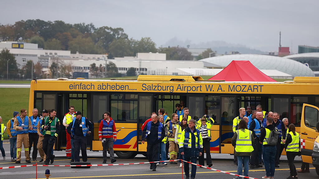 Notfall\u00fcbung am Airport