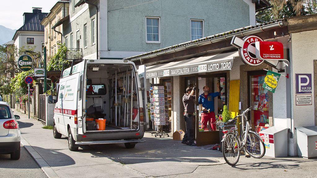 Einbruch in Trafik in Landeshauptstadt
