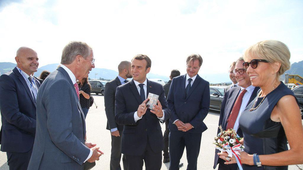 Macron verabschiedet sich von Salzburg
