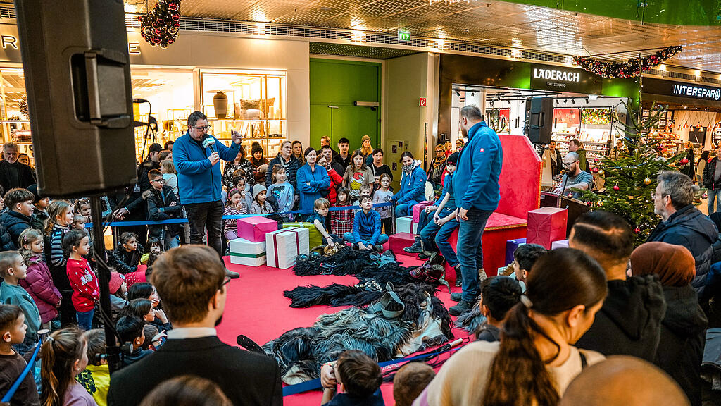Krampus-Show im Europark
