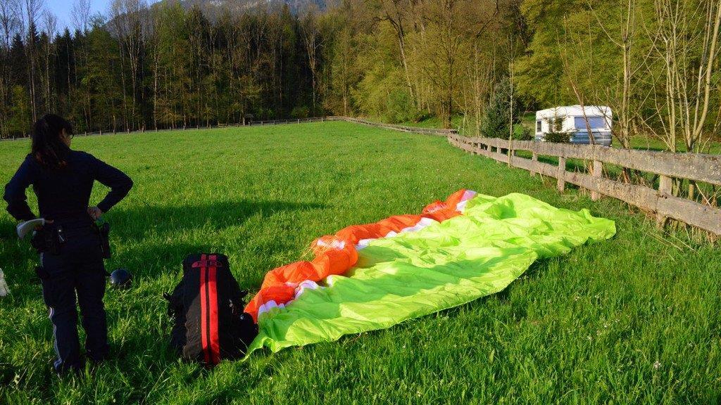 Paragleiter-Abstrurz in Aigen