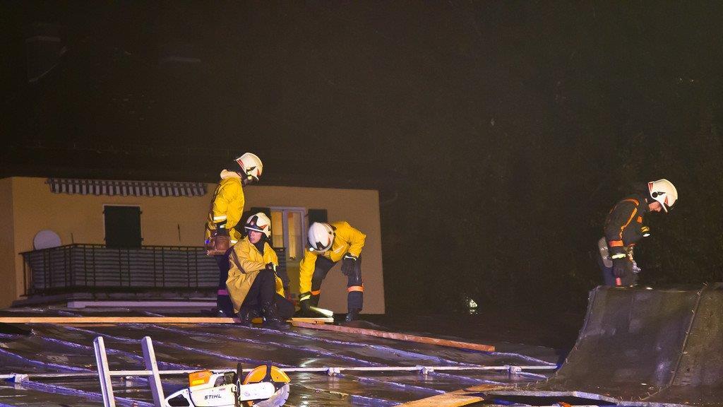 Sturm über Salzburg: Einsätze in der Stadt Salzburg