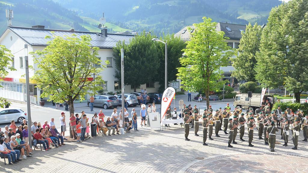 Militärmusik in St. Johann