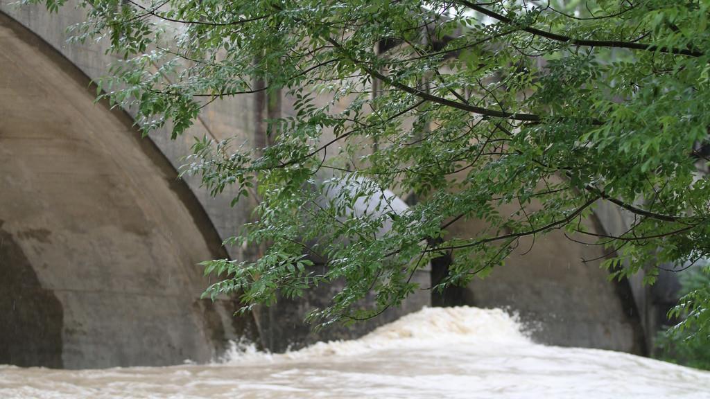 Hochwasser in Trostberg