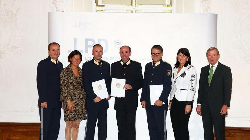Die offizielle Amtseinführung des neuen Polizeidirektorium ging am Mittwoch in der Salzburger Residenz über die Bühne.