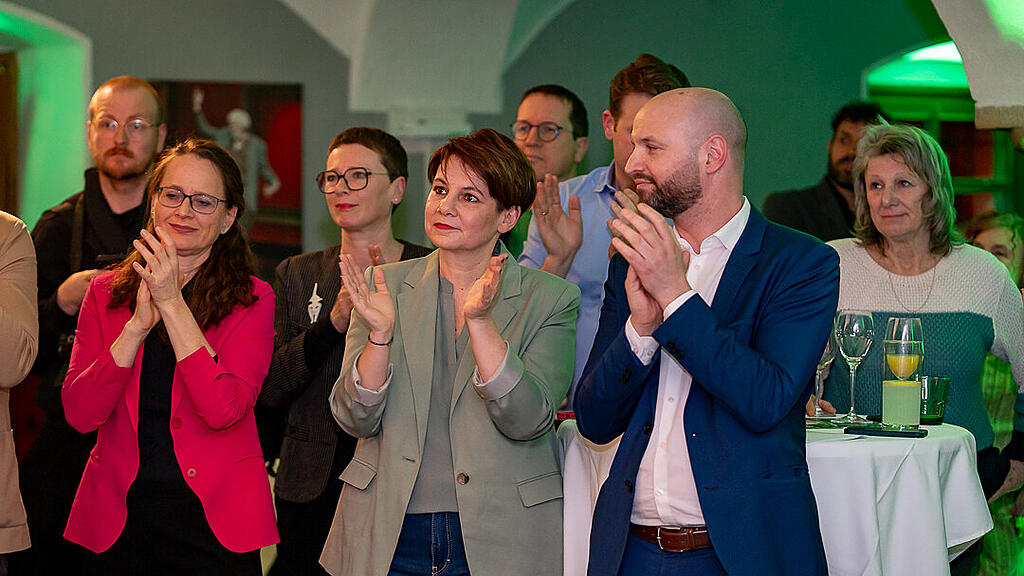 Die Gru\u0308nen - Wahlkampf-Abtakt der Bu\u0308rgerliste
