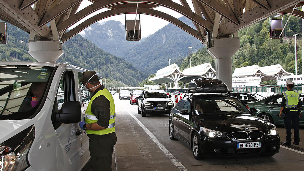 Grenzkontrolle, Kärnten, Slowenien, Karawankentunnel