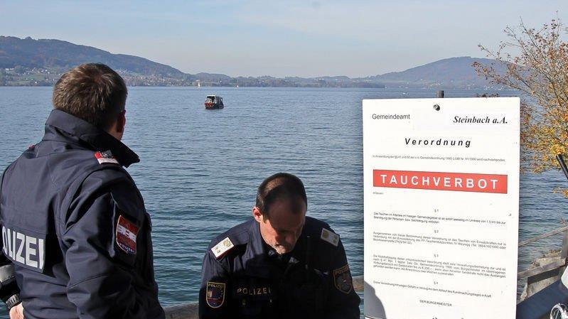 Großeinsatz am Attersee