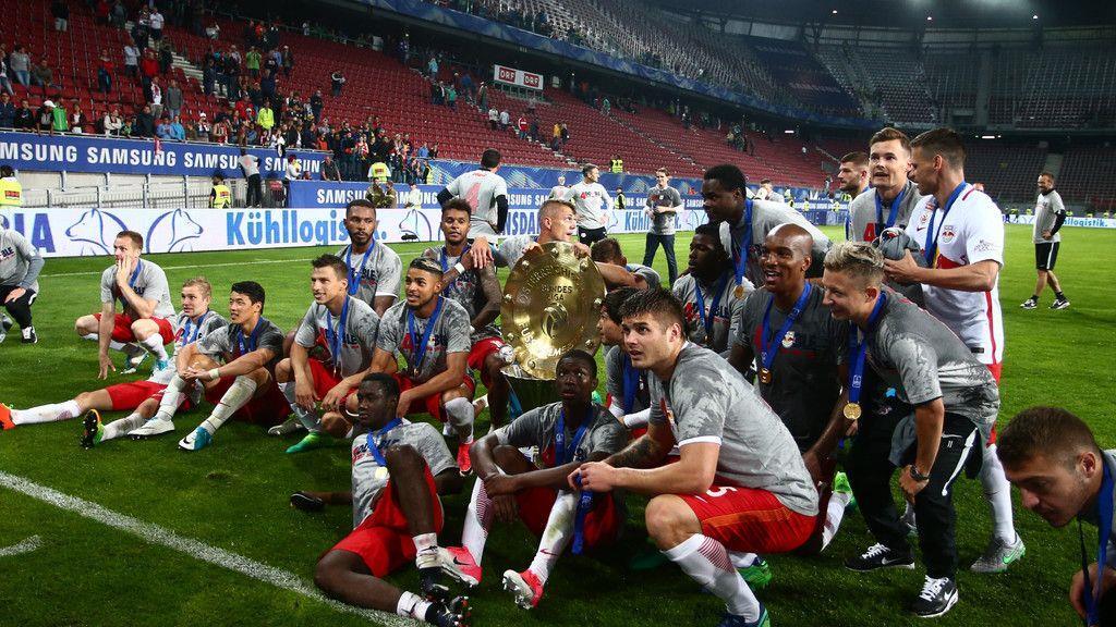 Red Bull Salzburg feiert historisches Quadruple-Double