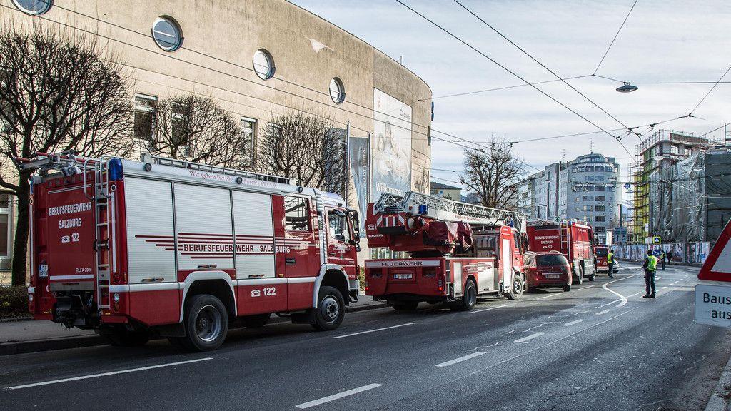 Christbaumbrand im GSWB-Gebäude