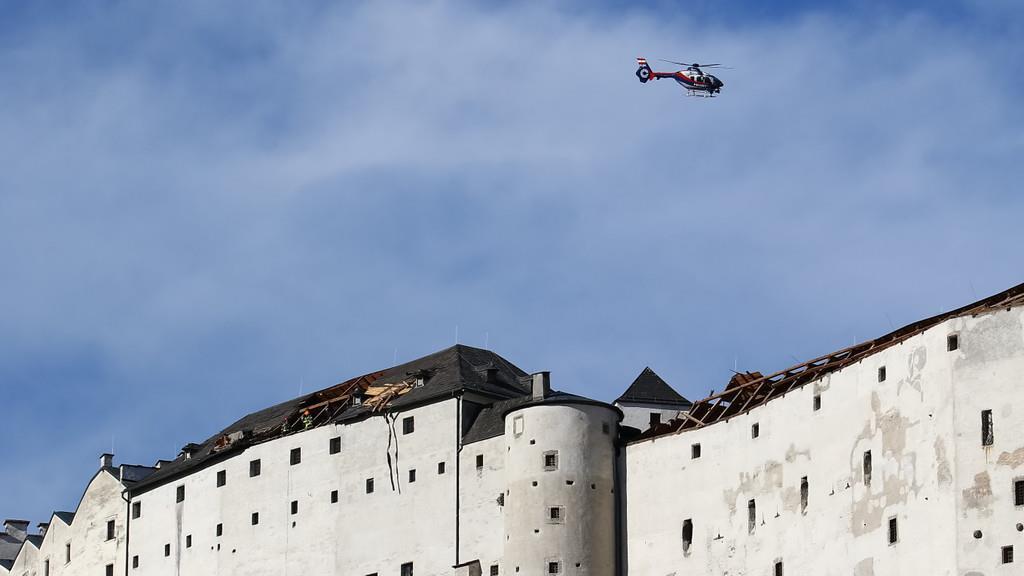 Sturm beschädigt Festung II