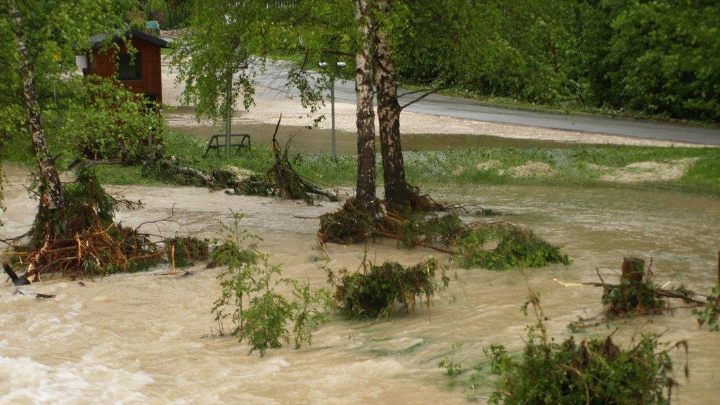 Hochwasser Mondsee/Attersee