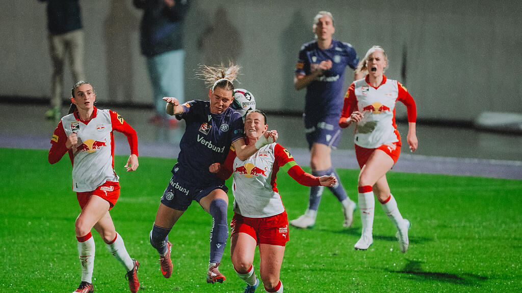 Frauen-Bundesliga: Austria Wien gegen Red Bull Salzburg