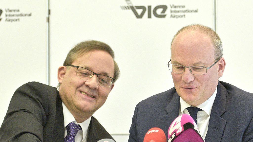 Pressekonferenz Flughafen