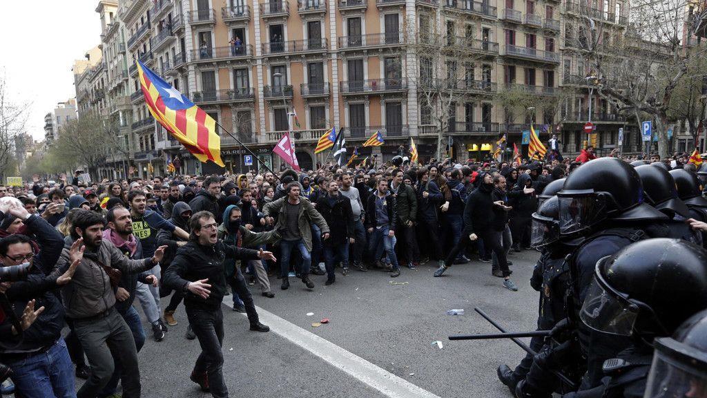 Proteste in Katalonien