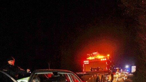 B156: Bilder der Unfallstelle