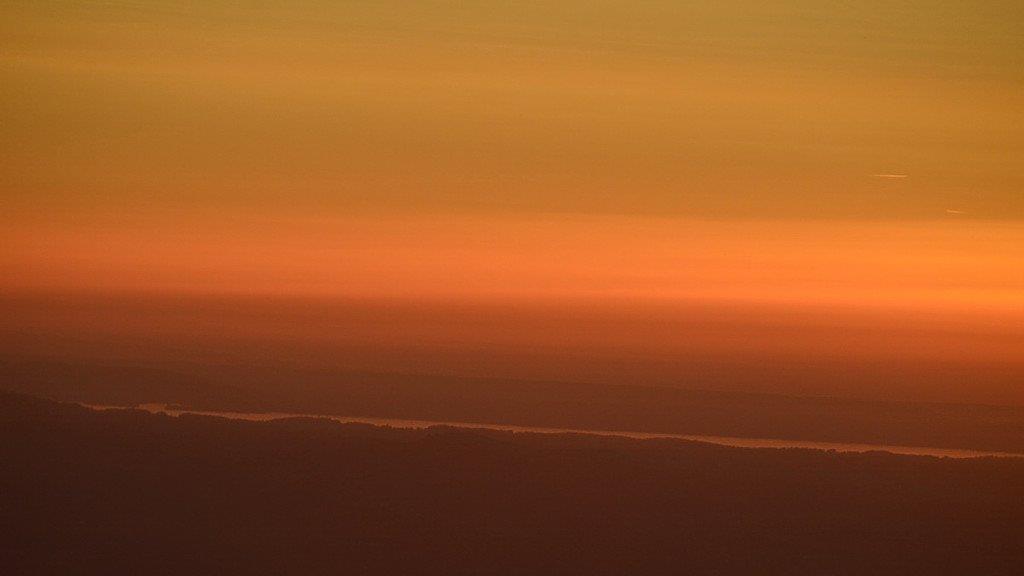 Traum-Sonnenuntergang
