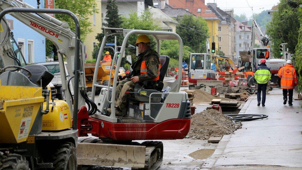Arbeiten in der Haunspergstraße