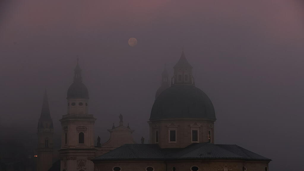 Supermond und Nebelstimmung