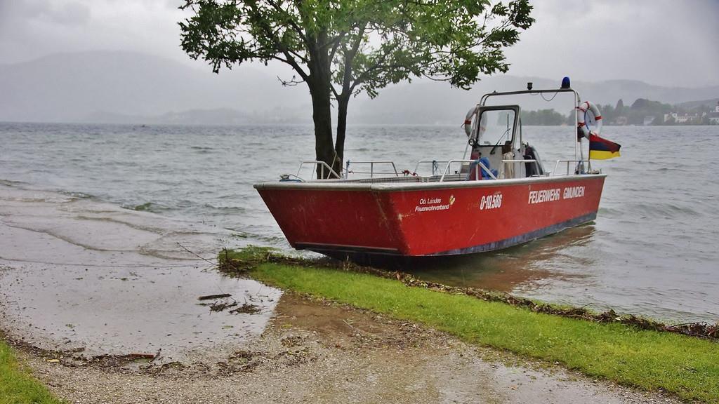Hochwasser in Gmunden