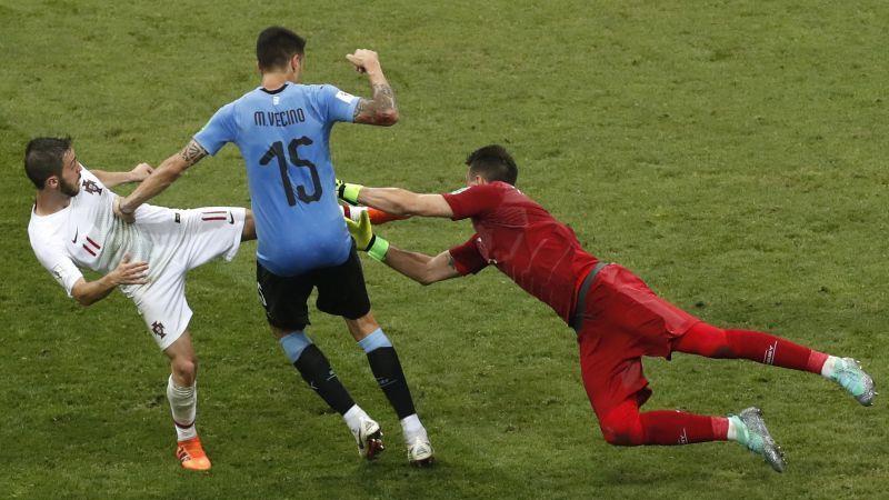 Fußball-WM: Uruguay - Portugal 2:1