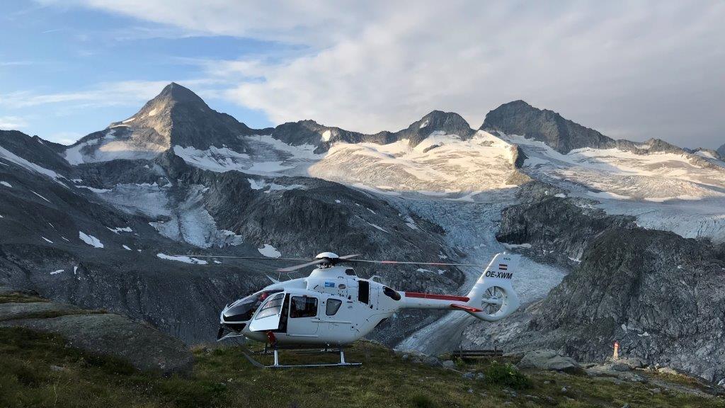 Bergsteiger sitzen am Großvenediger fest