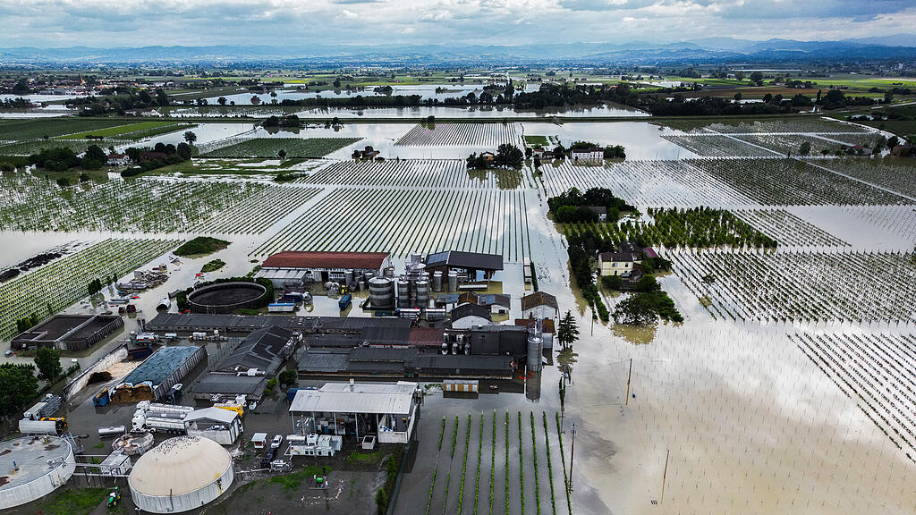 Unwetter: Schäden in Italien