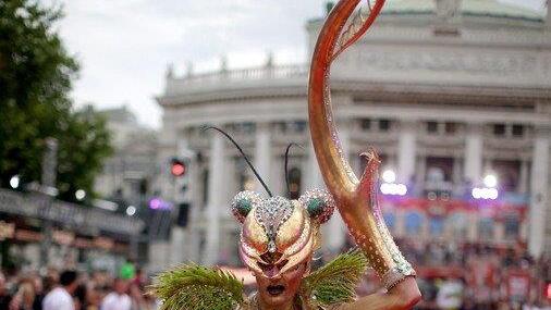 Life Ball 2014: Erste Gäste am Magenta Carpet (Kostüme)