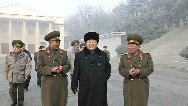 Besuchte Kommandoeinheit in Nampo