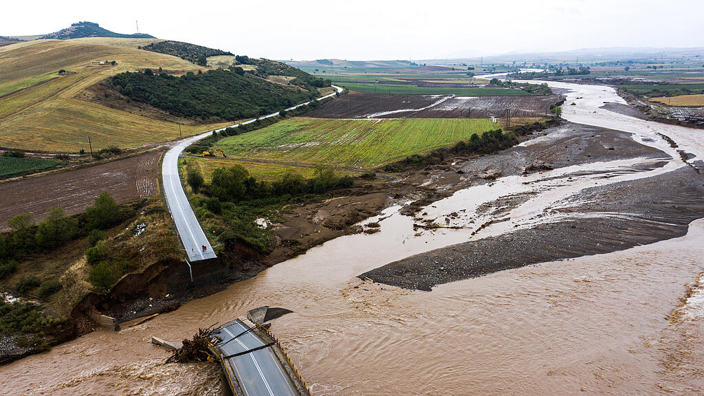 Hochwasser in Griechenland