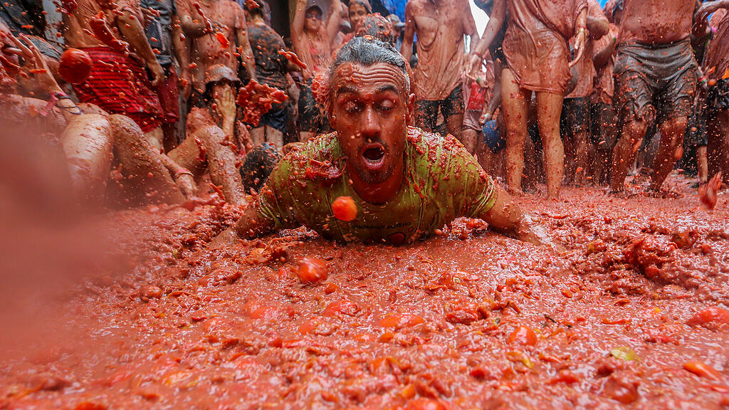 Tomatenschlacht in Valencia