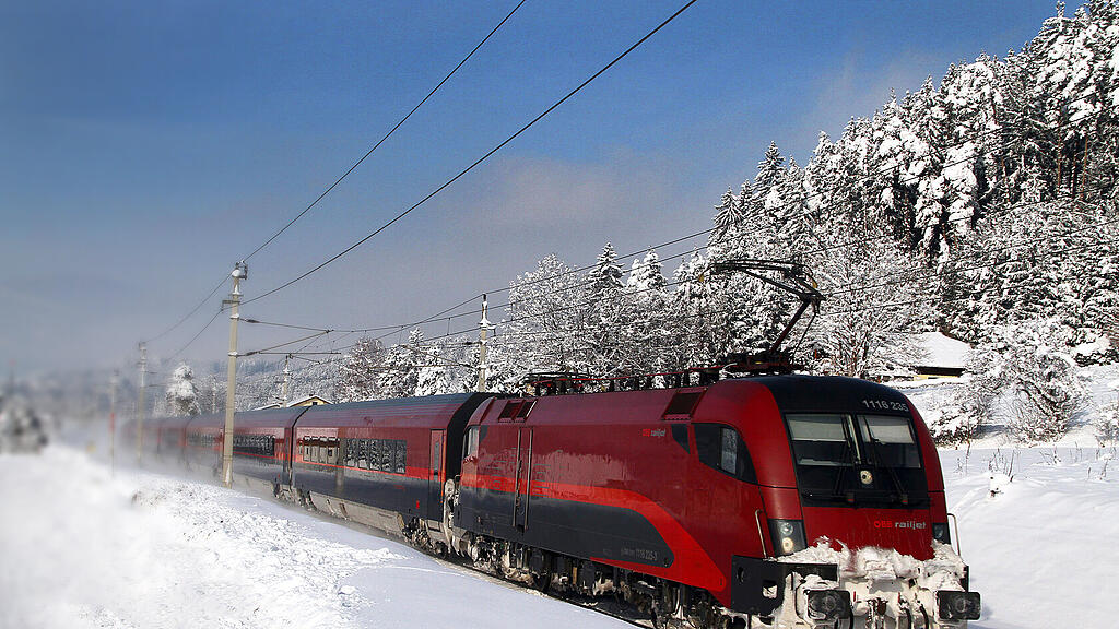 ÖBB Railjet Personenzug