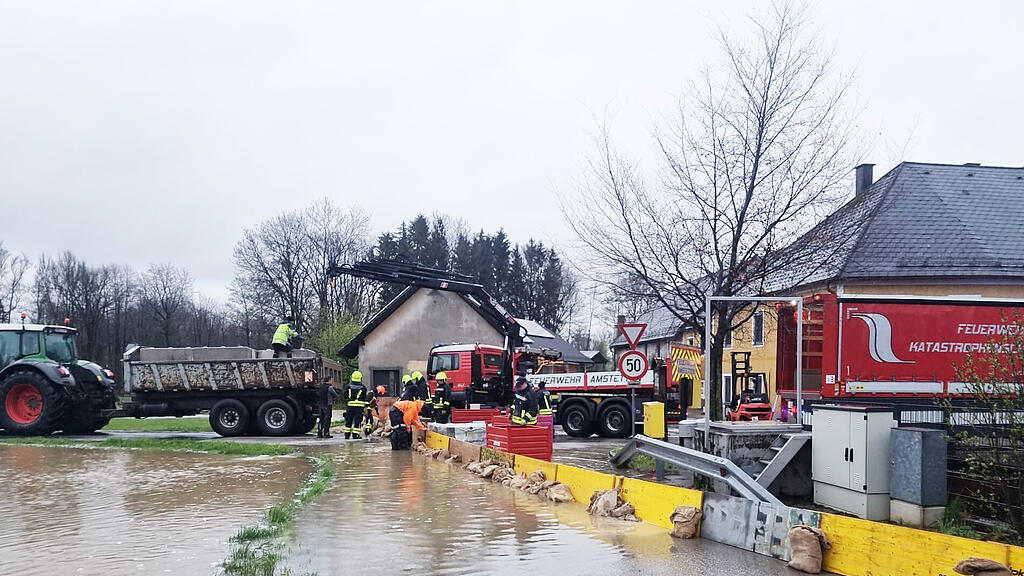Starkregen: Feuerwehreinsätze in NÖ