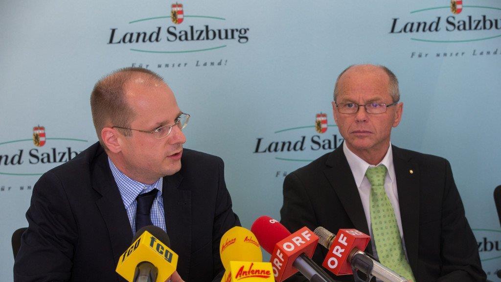 Bilder der Pressekonferenz