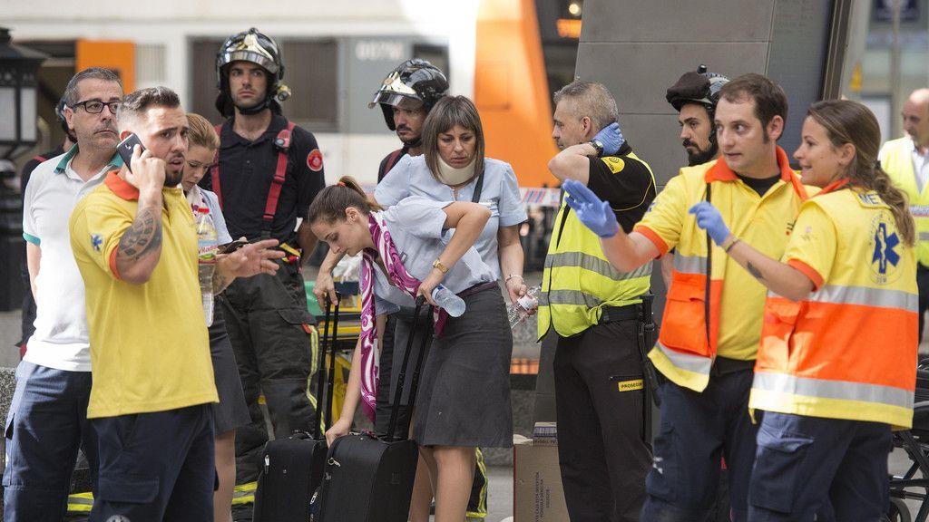 Verletzte bei Bahn-Unfall in Barcelona